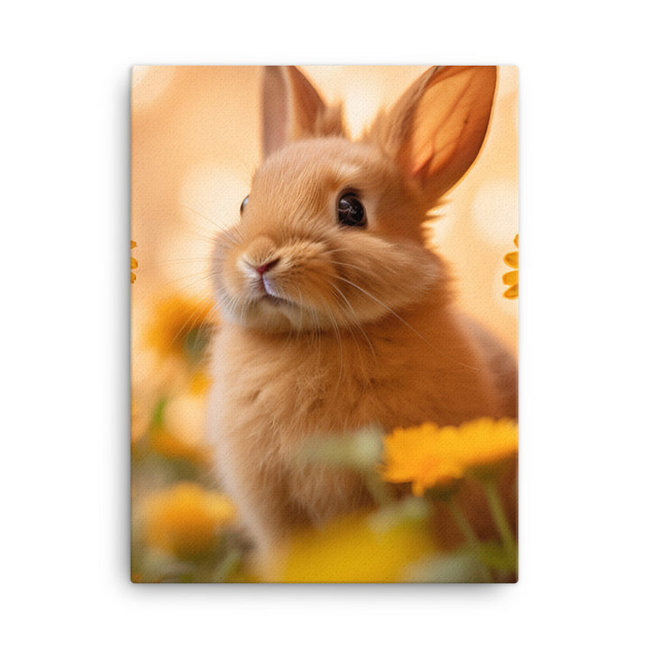 Irresistible Cinnamon Cuteness Canvas - PosterfyAI.com
