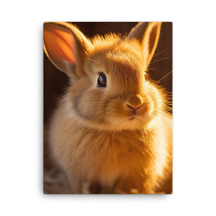 Adorable Cinnamon Fluffball Canvas - PosterfyAI.com