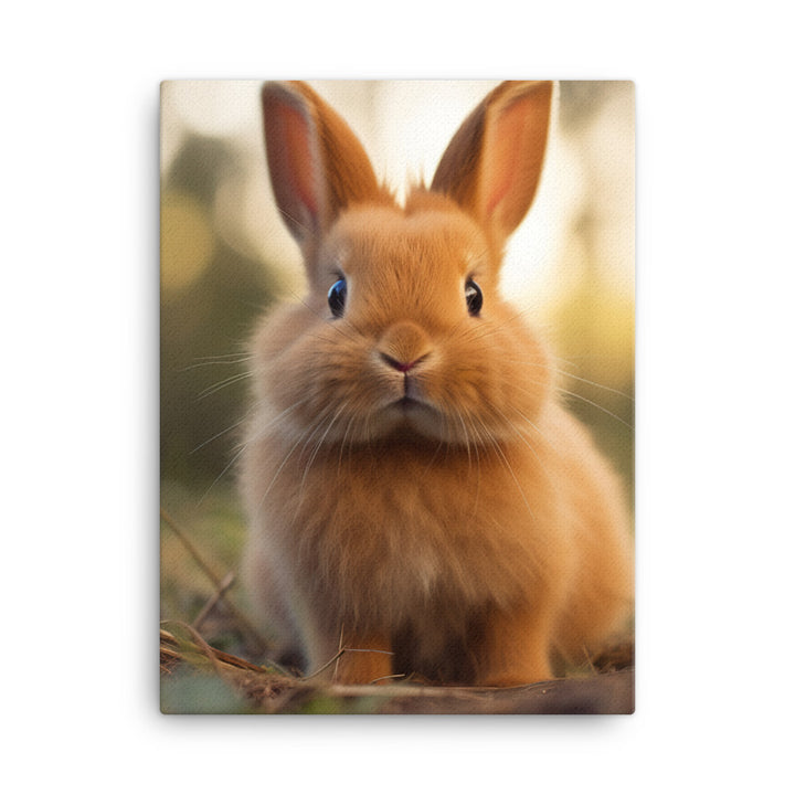 Adorable Cinnamon Fluffball Canvas - PosterfyAI.com