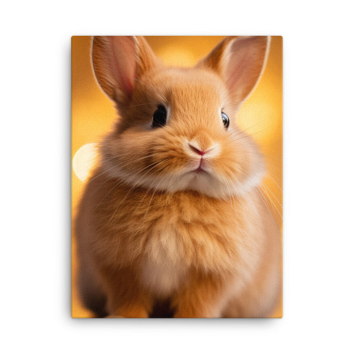 Adorable Cinnamon Fluffball Canvas - PosterfyAI.com