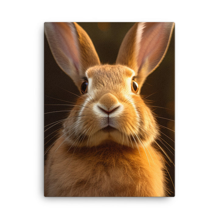 Beveren Bunny Canvas - PosterfyAI.com