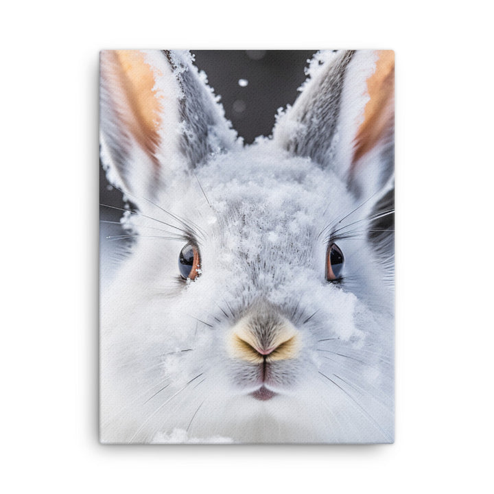 Florida White Bunny Canvas - PosterfyAI.com