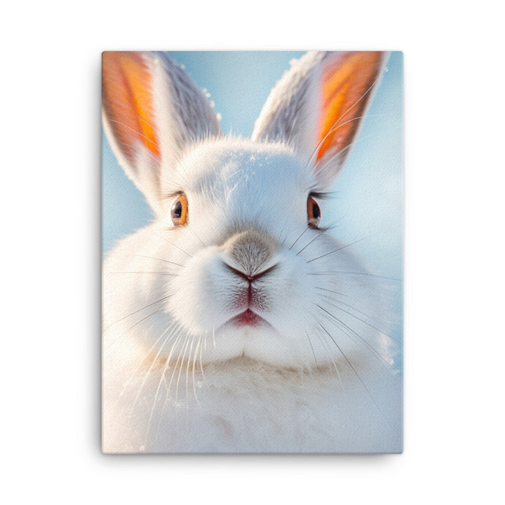 Florida White Bunny Canvas - PosterfyAI.com