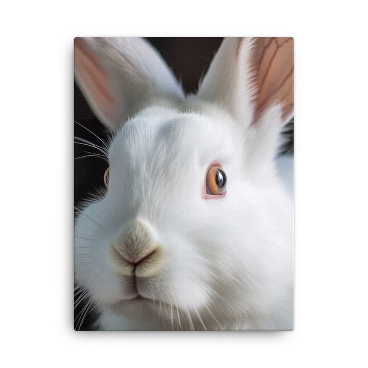 Florida White Bunny Canvas - PosterfyAI.com