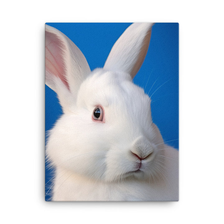 Florida White Bunny Canvas - PosterfyAI.com