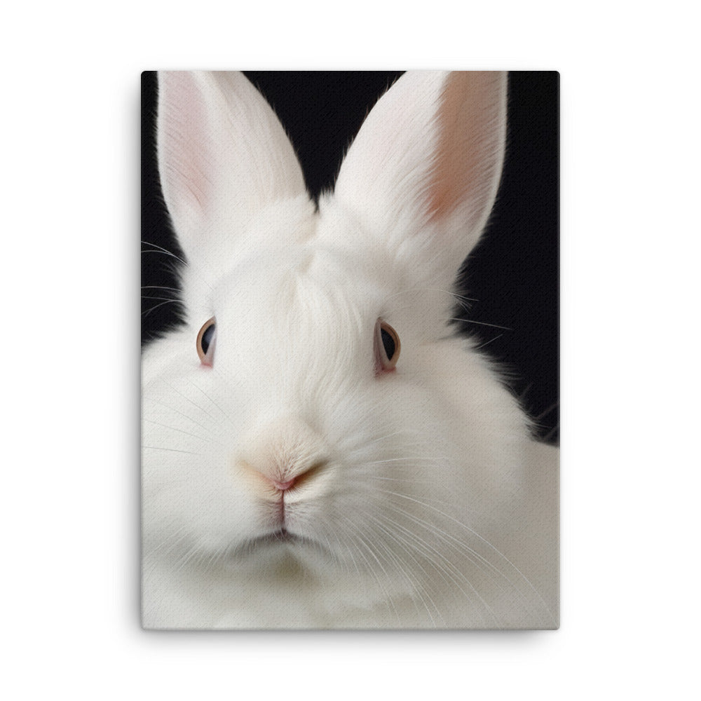 Florida White Bunny Canvas - PosterfyAI.com