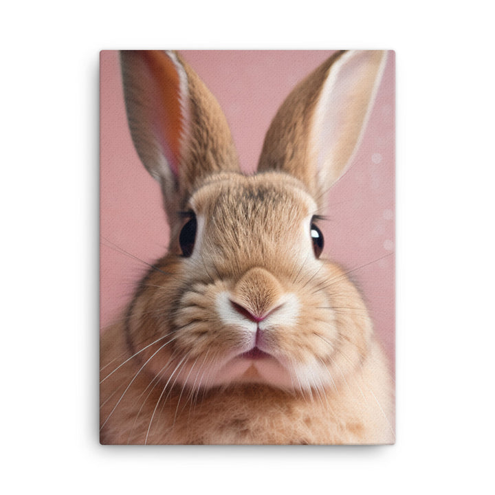 Mini Rex Bunny Canvas - PosterfyAI.com