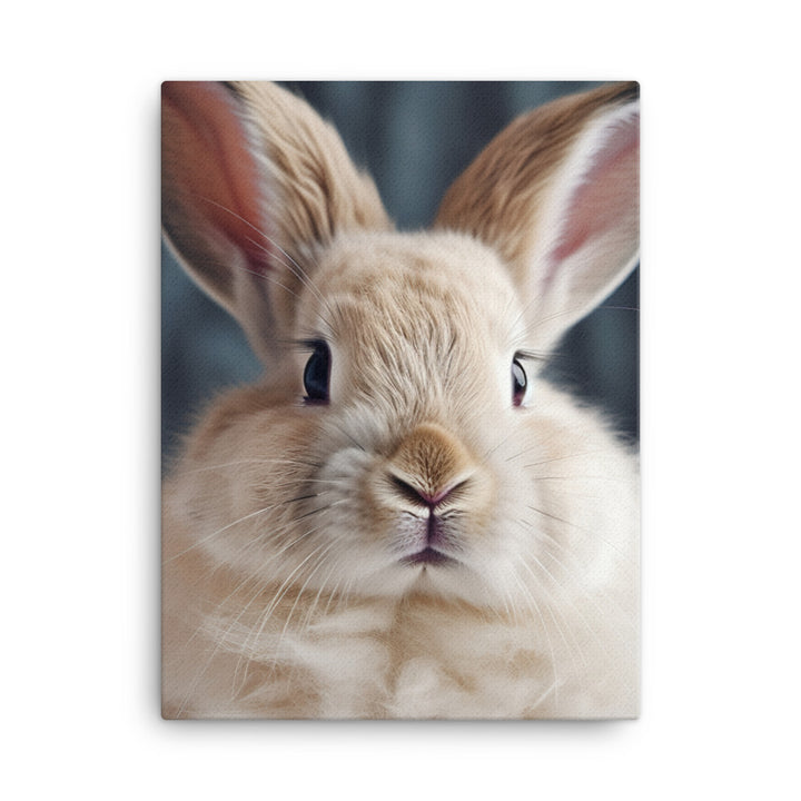 Mini Rex Bunny Canvas - PosterfyAI.com