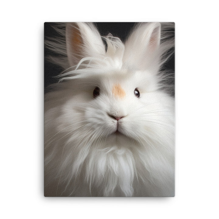 French Angora Bunny Canvas - PosterfyAI.com