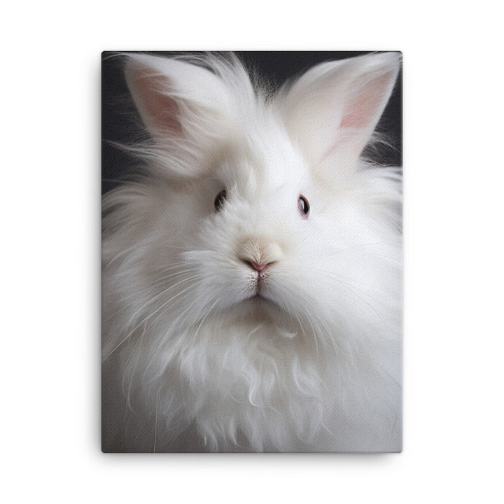 French Angora Bunny Canvas - PosterfyAI.com
