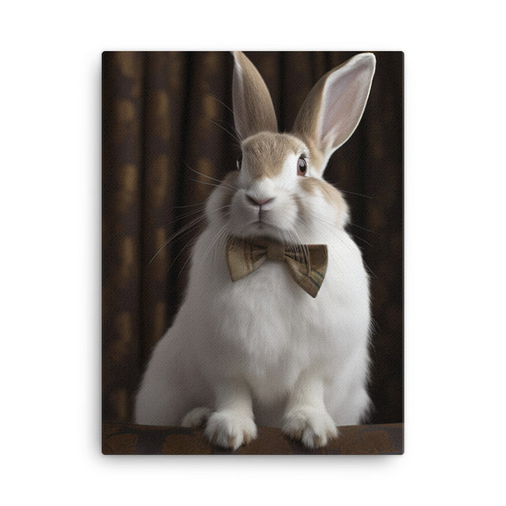 English Spot Bunnys Classic Charisma Canvas - PosterfyAI.com