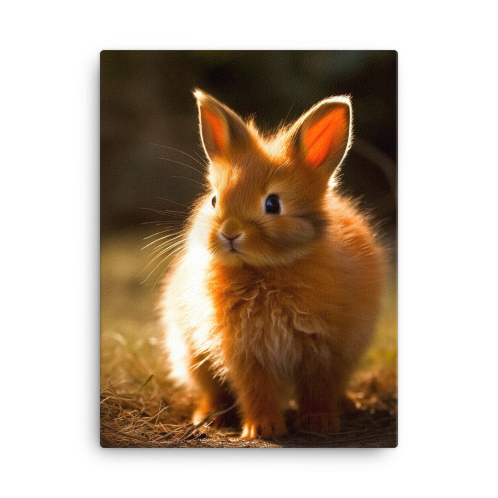 Adorable Thrianta Bunny Canvas - PosterfyAI.com