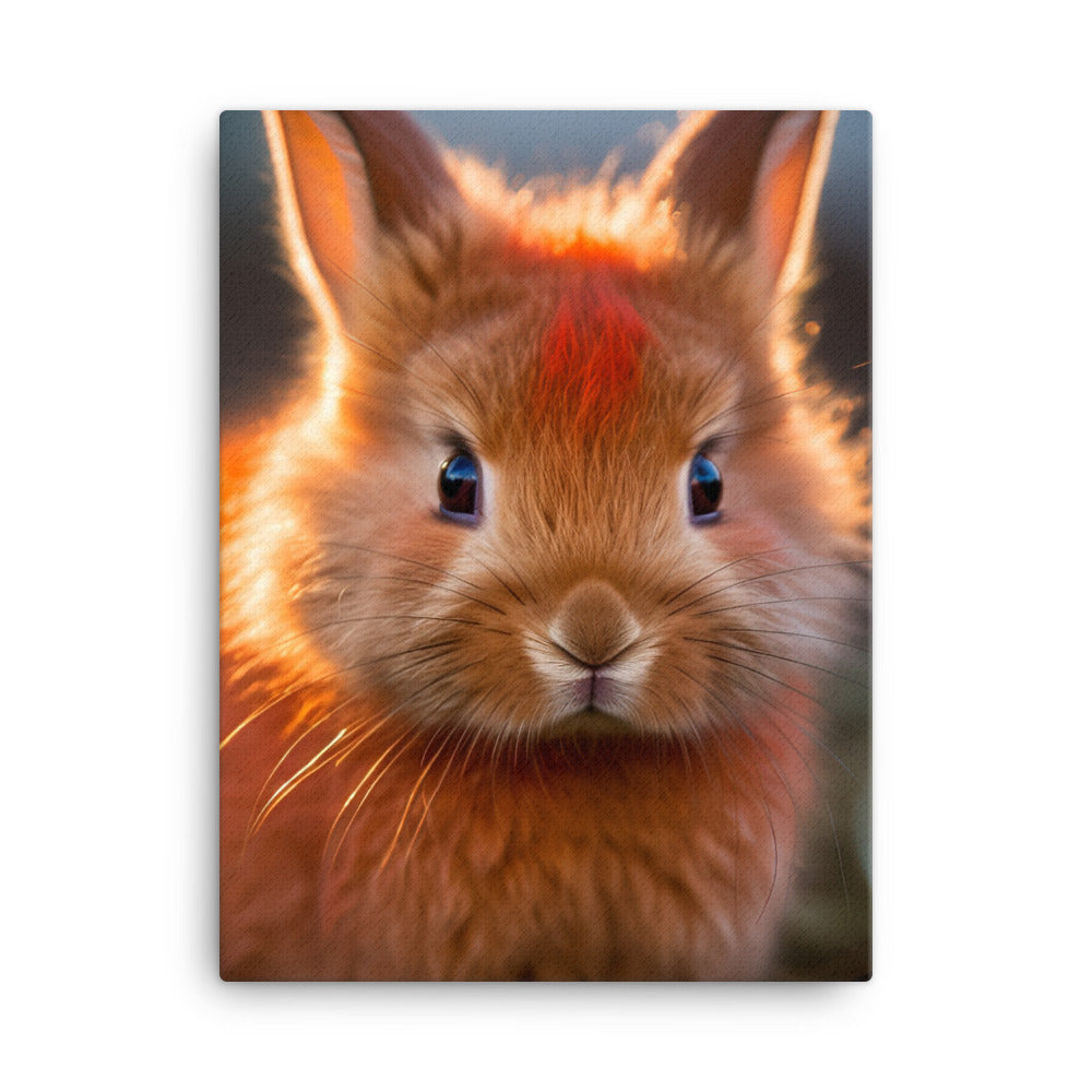 Adorable Thrianta Bunny Canvas - PosterfyAI.com