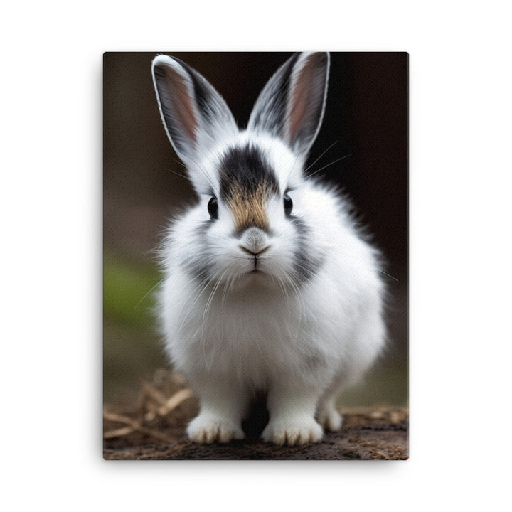 Dwarf Hotot Bunny Canvas - PosterfyAI.com