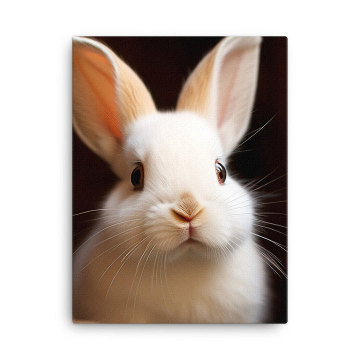 Adorable Dwarf Hotot Bunny Canvas - PosterfyAI.com