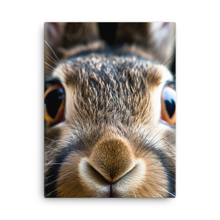 Charming Flemish Giant Bunny Canvas - PosterfyAI.com