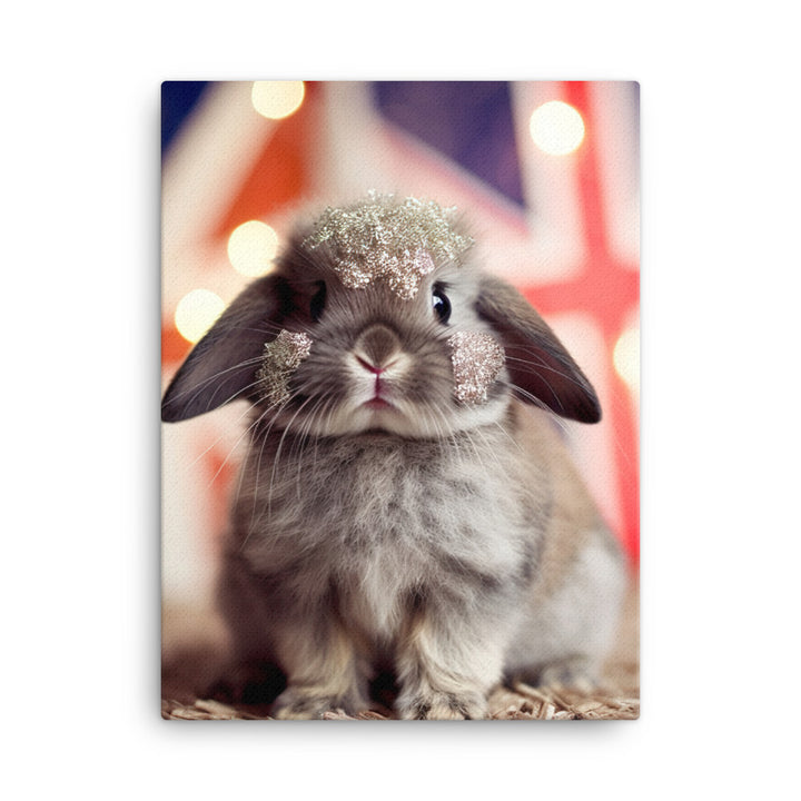 Adorable Britannia Petite Bunny Canvas - PosterfyAI.com