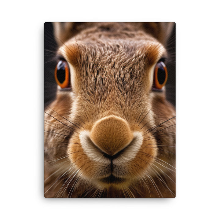 Charming Belgian Hare Canvas - PosterfyAI.com