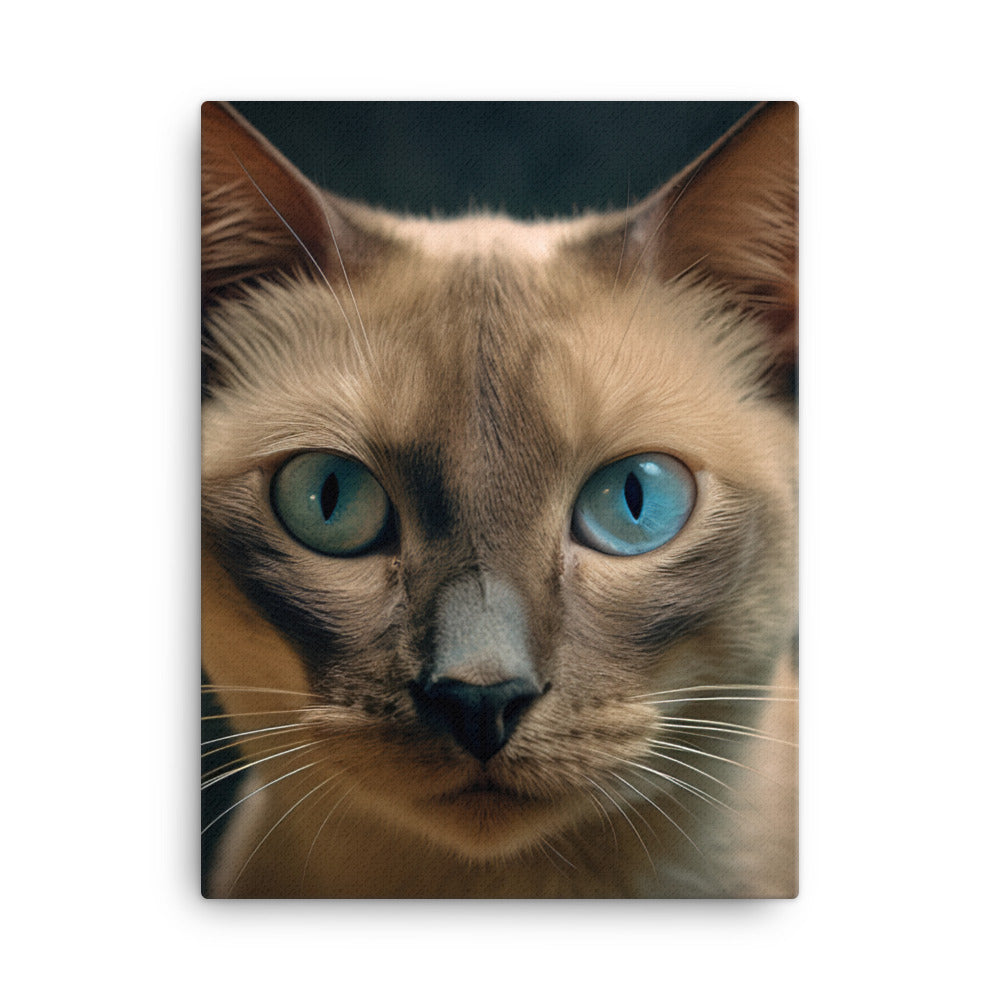 World of Tonkinese Cat Canvas - PosterfyAI.com