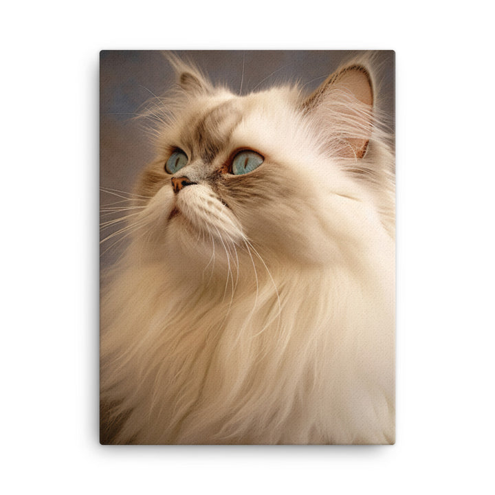 Dignified Aura of Himalayan Cat Canvas - PosterfyAI.com