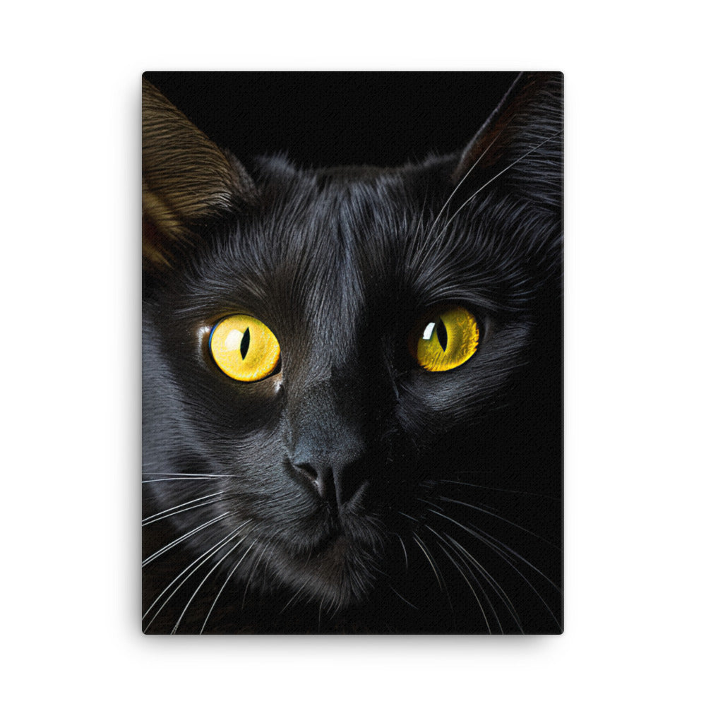 Bombay Cat in Stunning Detail Canvas - PosterfyAI.com