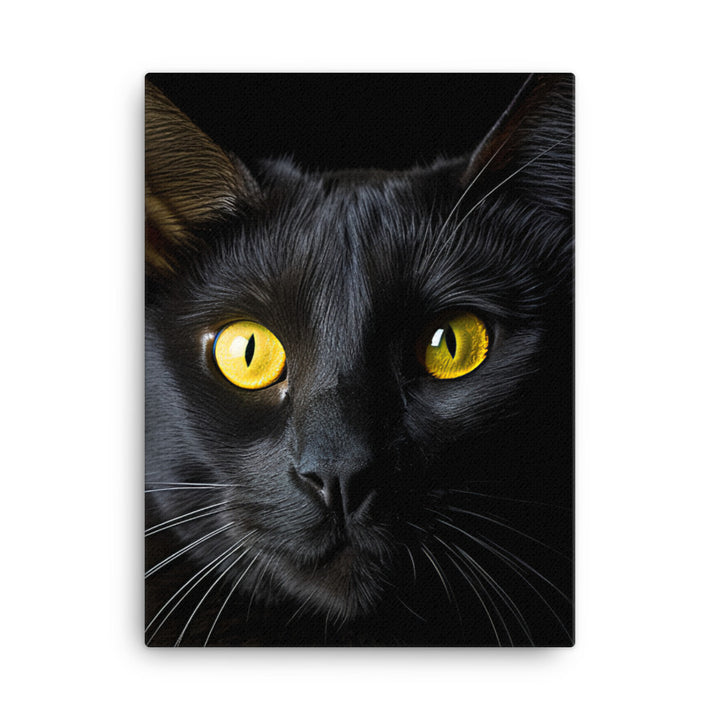 Bombay Cat in Stunning Detail Canvas - PosterfyAI.com