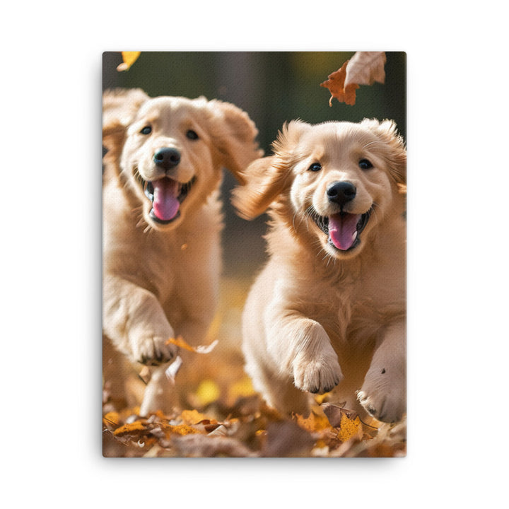 Golden Retriever Canvas - PosterfyAI.com