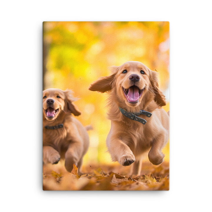 Golden Retriever Canvas - PosterfyAI.com