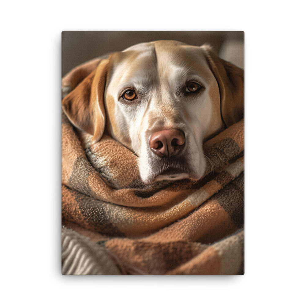 Labrador Retriever Canvas - PosterfyAI.com