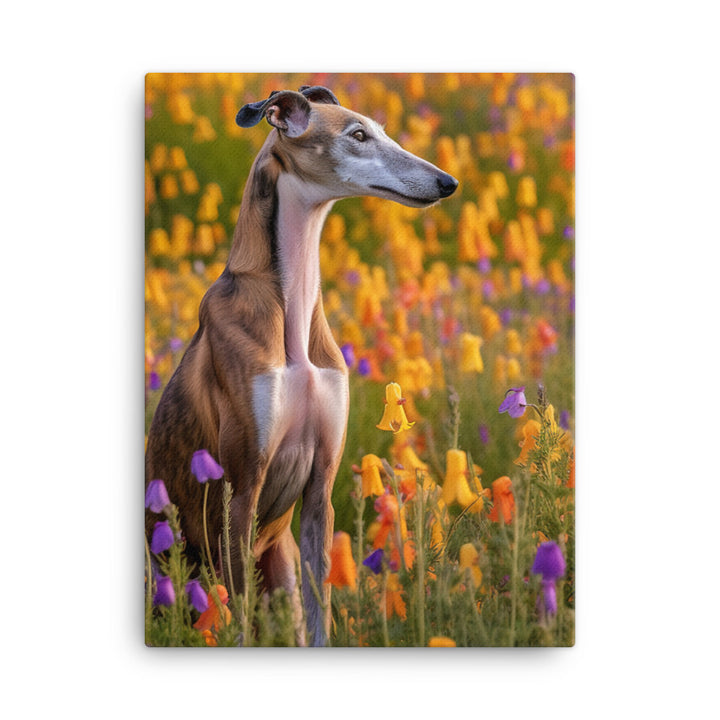 Greyhound Canvas - PosterfyAI.com