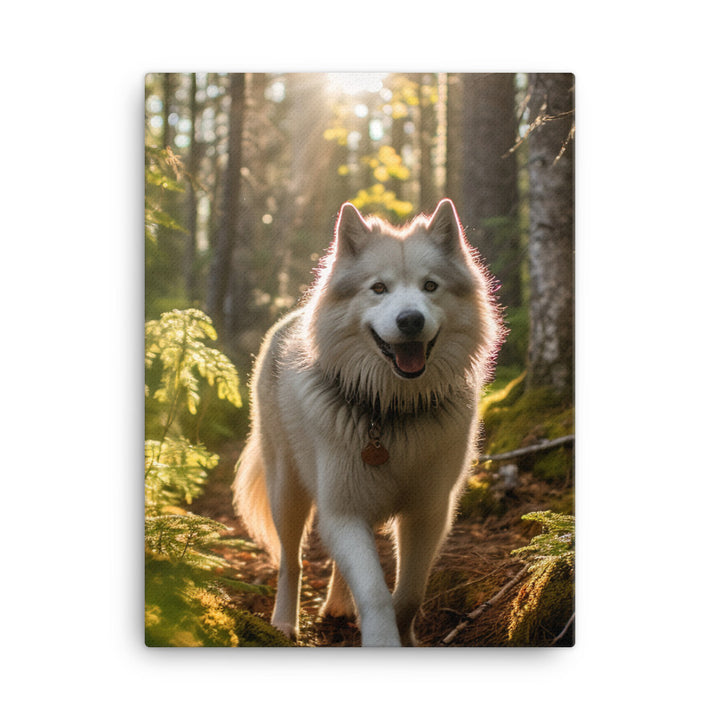 Alaskan Malamute Canvas - PosterfyAI.com