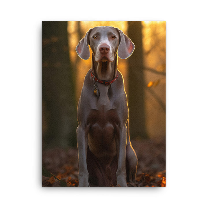 Weimaraner Canvas - PosterfyAI.com