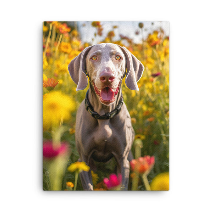 Weimaraner Canvas - PosterfyAI.com