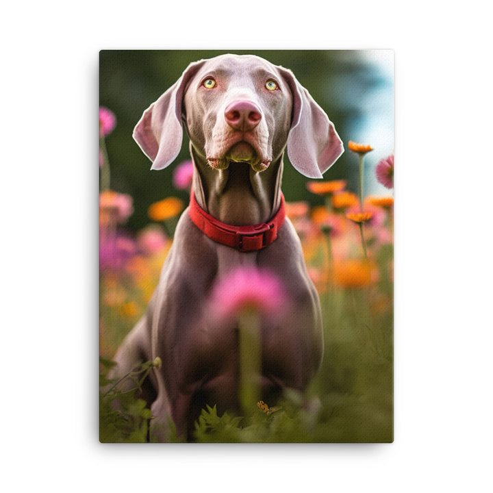 Weimaraner Canvas - PosterfyAI.com
