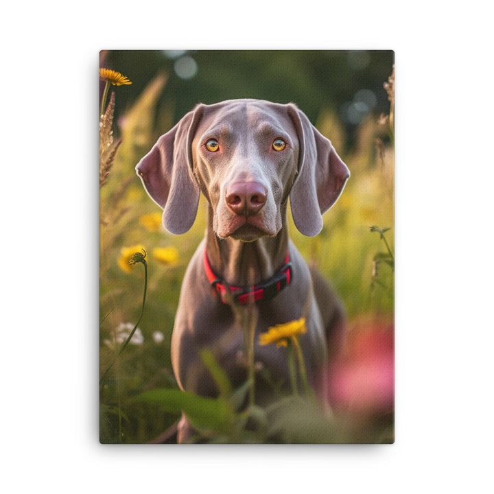 Weimaraner Canvas - PosterfyAI.com
