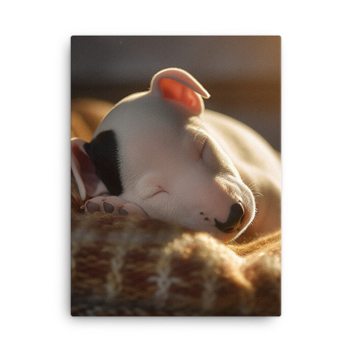 Bull Terrier Canvas - PosterfyAI.com