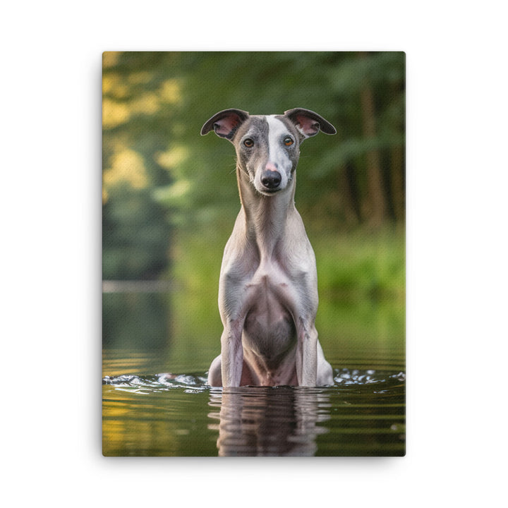 Whippet Canvas - PosterfyAI.com