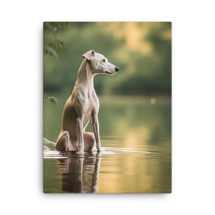 Whippet Canvas - PosterfyAI.com