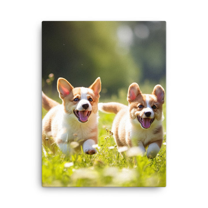 Welsh Corgi Canvas - PosterfyAI.com