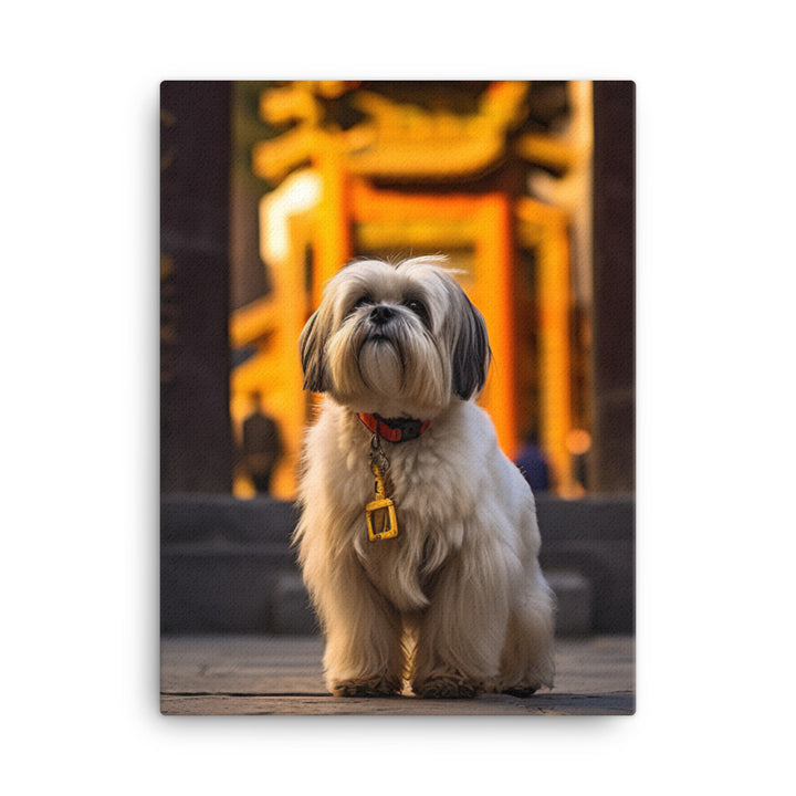 Lhasa Apso Canvas - PosterfyAI.com
