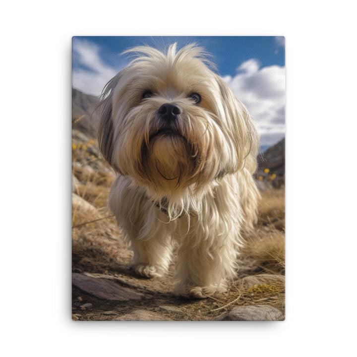 Lhasa Apso Canvas - PosterfyAI.com