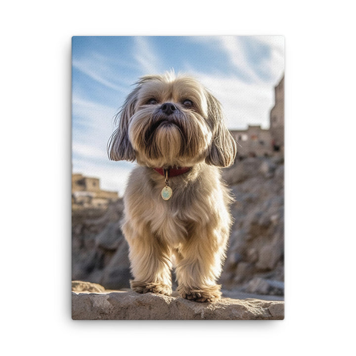 Lhasa Apso Canvas - PosterfyAI.com