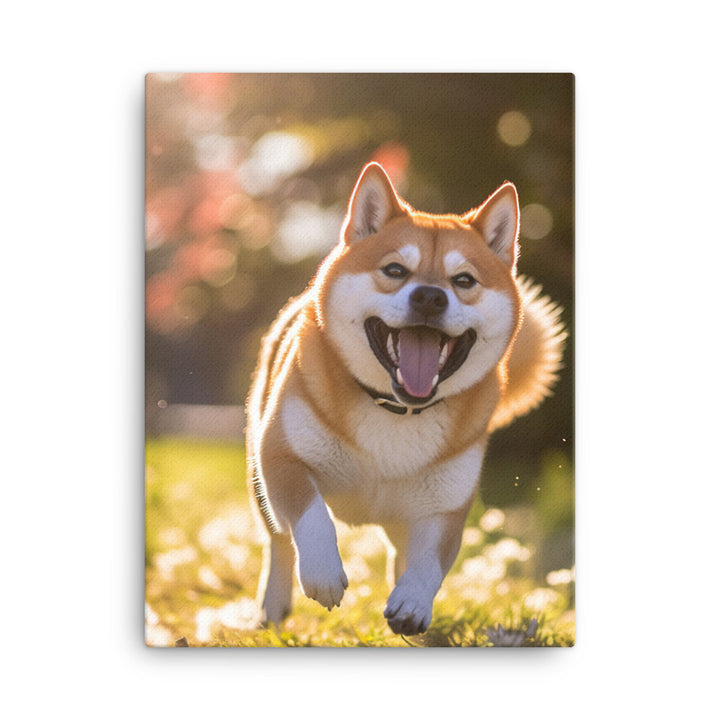 Shiba Inu Canvas - PosterfyAI.com