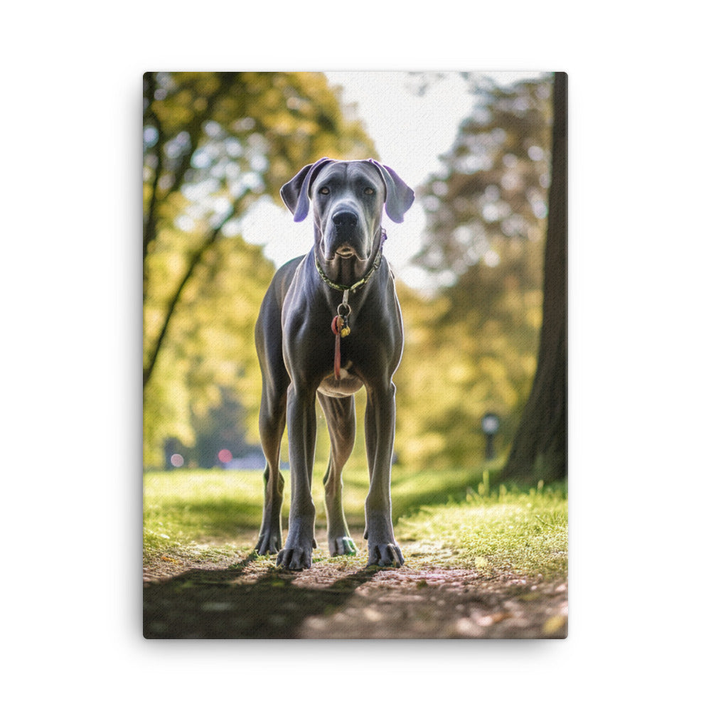 Great Dane Canvas - PosterfyAI.com