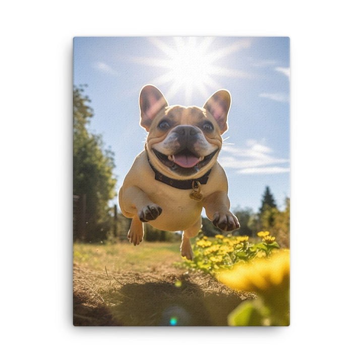 French Bulldog Canvas - PosterfyAI.com