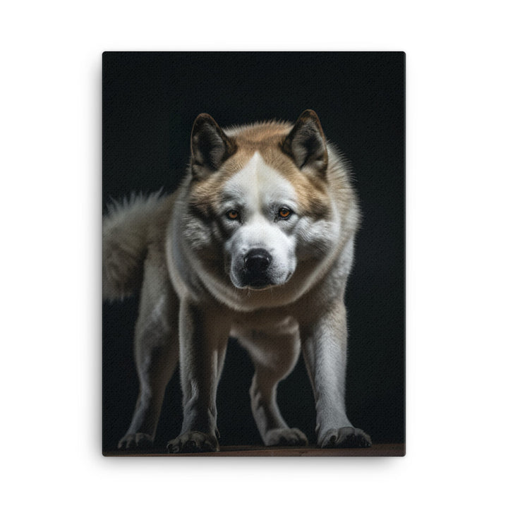 Akita Canvas - PosterfyAI.com