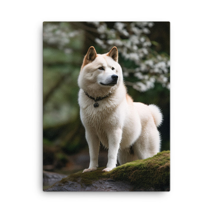 Akita Canvas - PosterfyAI.com