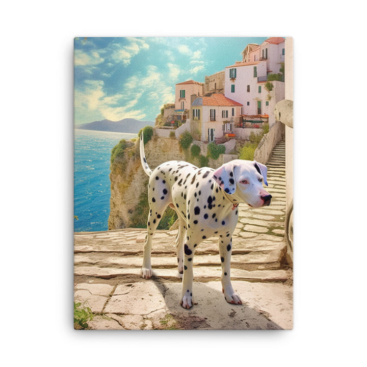 Dalmatian Canvas - PosterfyAI.com