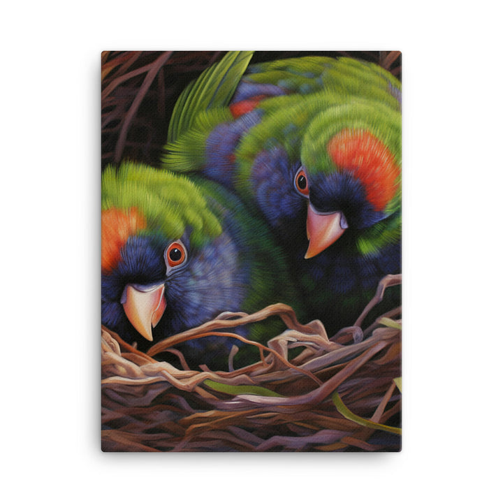 Lorikeet Canvas - PosterfyAI.com