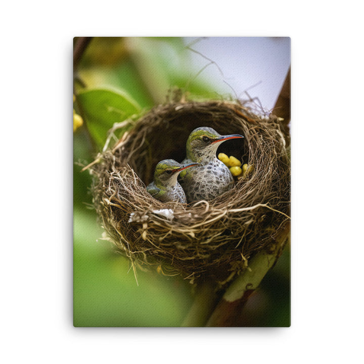 Hummingbird Canvas - PosterfyAI.com
